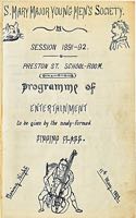 Programme for an entertainment