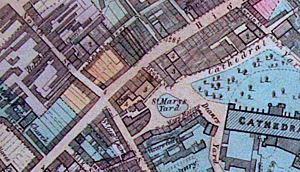 Broadgate map circa 1830