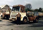 John Braund and his ERF tractor unit