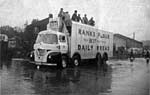 Rank Flour lorry in flood