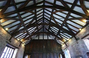 The parlour roof at St Nicholas Priory