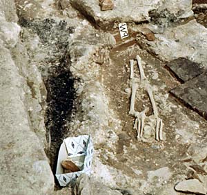 Saxon burial, Cathedral Yard
