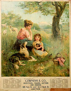 Cornish calendar 1910