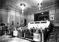 The entrance foyer circa 1936.