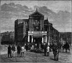 The theatre after the fire.
