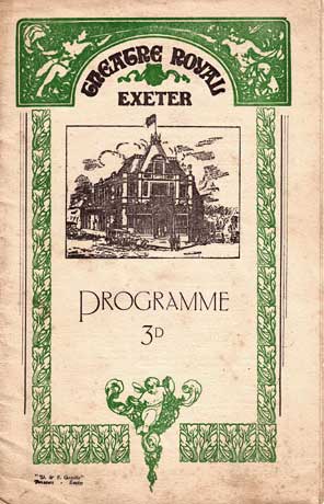 The Theatre Royal programme