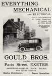 Gould Brothers advert 1929