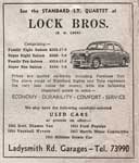 Lock Bros. advert 1965